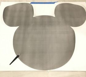 Decoración floral de pared DIY - Minnie Mouse