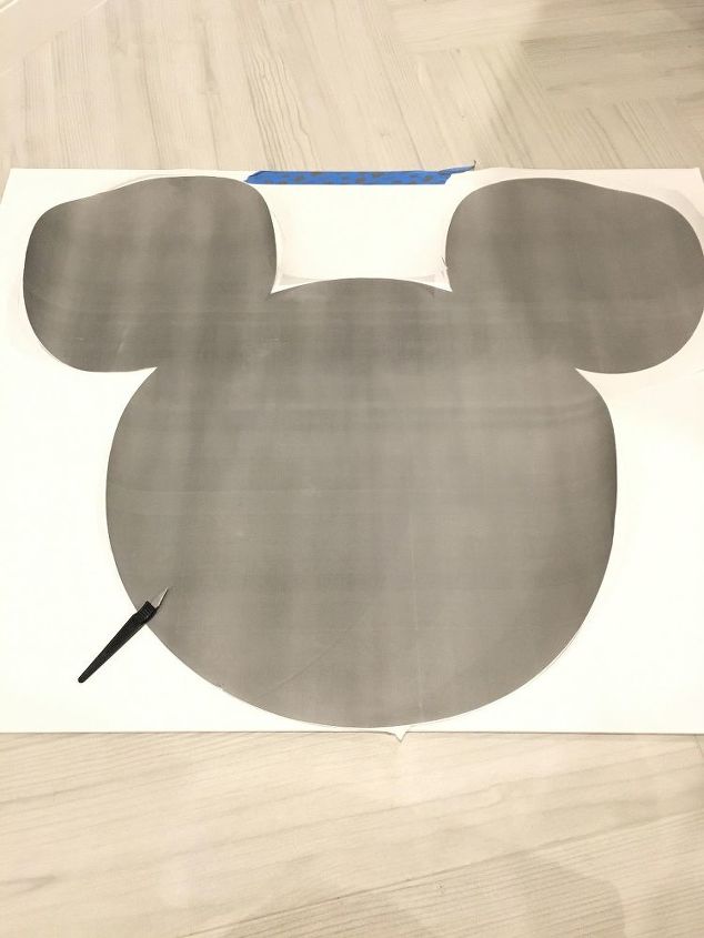 Diy Floral Wall Decor Minnie Mouse Hometalk