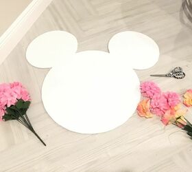 diy floral mickey mouse