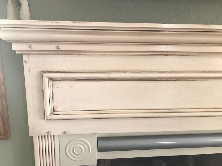 q how do i antique new painted wood