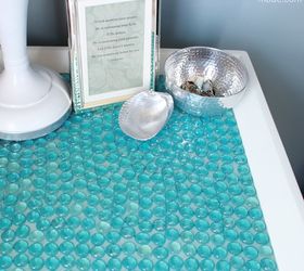 s 15 amazing ideas you can make with dollar store gems, Add them to a plain piece of furniture