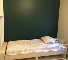 diy build in daybed with bookshelves