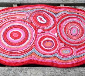 Gorgeous Colorful Soft Rug From Old Sweaters
