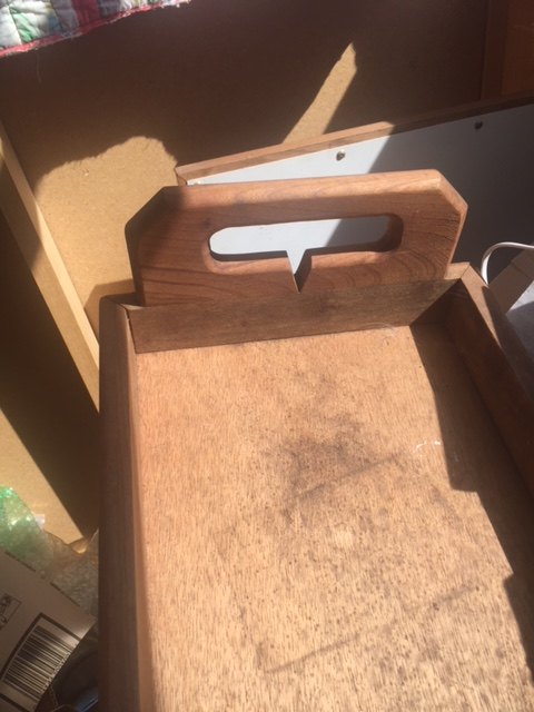 q wooden tray handles