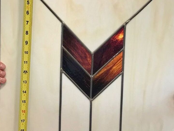 q saved from the trash beautiful stained glass panels what do i do