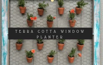  Plantador de janela de terracota