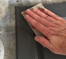 how to sand chalk paint indoors