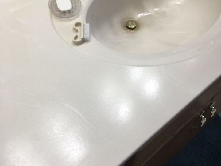 q is it possible to re glaze a vanity sink top