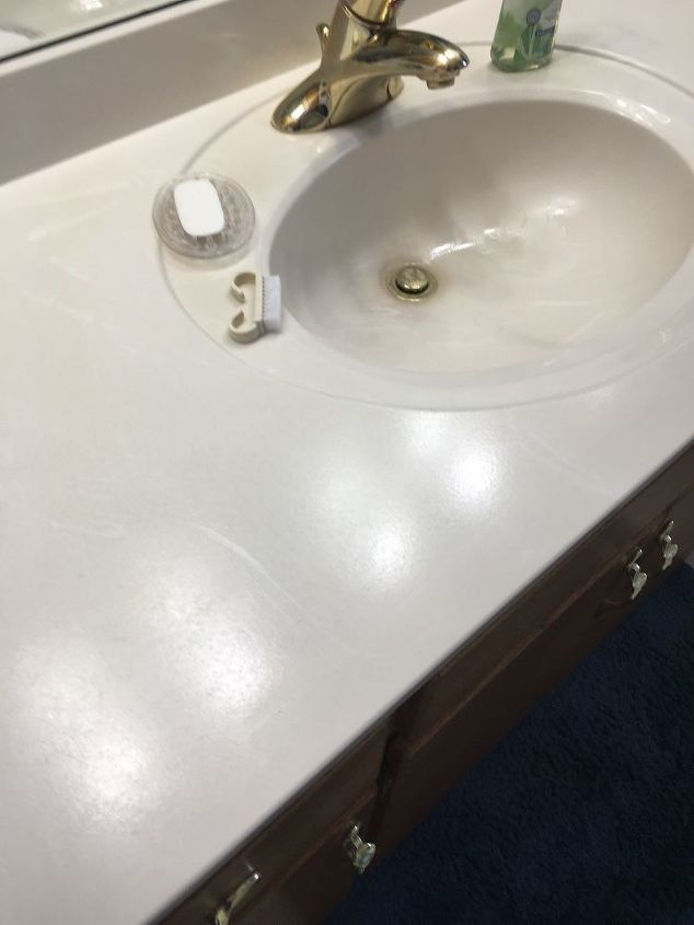 q is it possible to re glaze a vanity sink top
