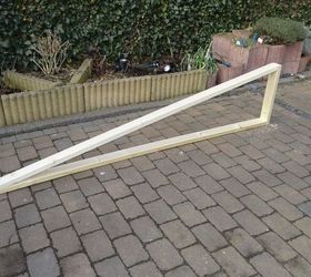 How he uses a wood triangle to change the layout of his home