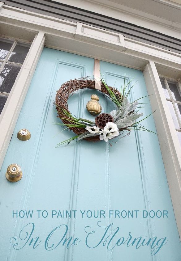 easy diy painted front door makeover