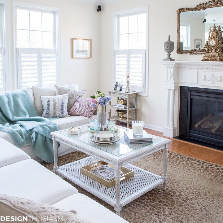 spring decor how to use accessories to add color to a neutral home