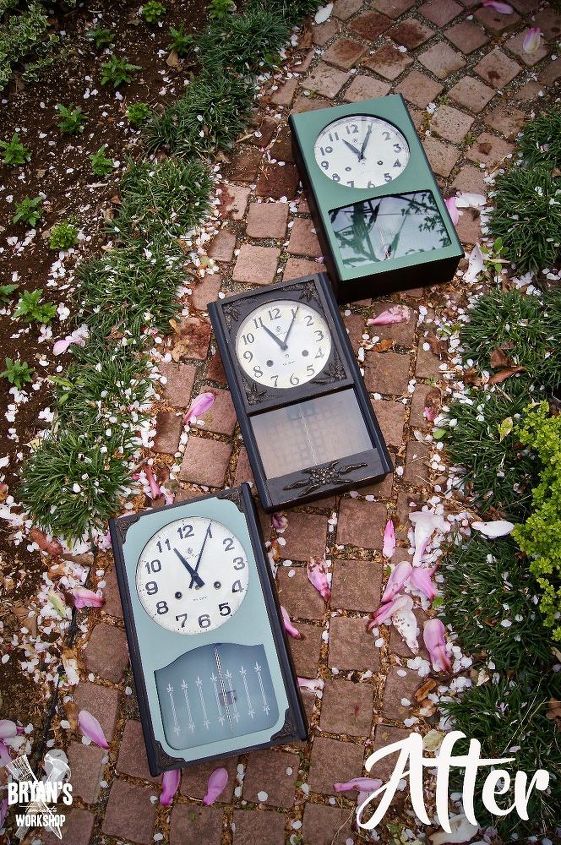 three junk clocks fixed and flipped