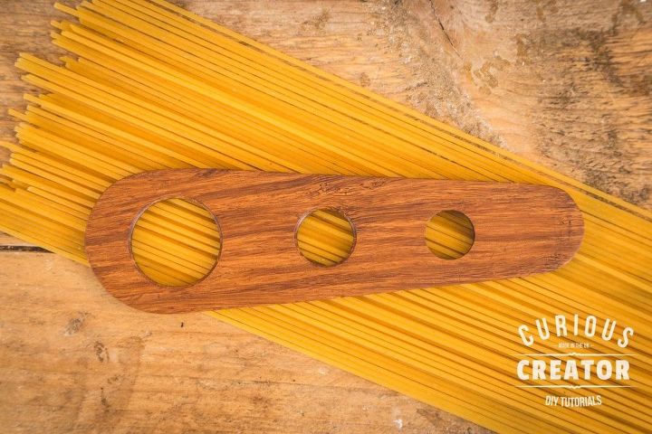 medidor de espaguete de bambu