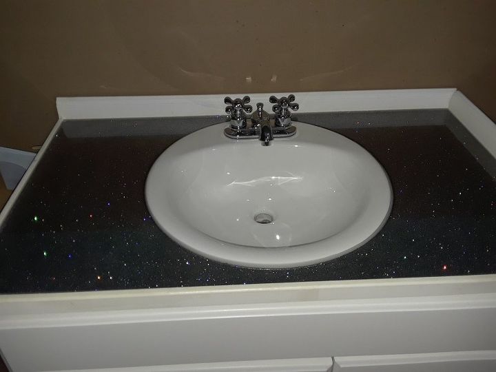 balco de banheiro glitter