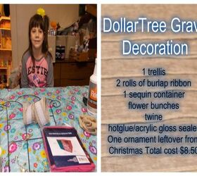 diy dollar tree store items decoration for a grave and budget friendly
