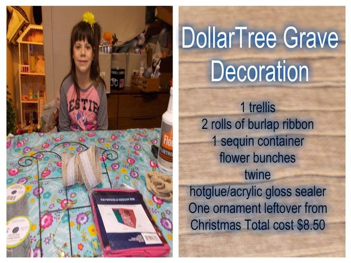 diy dollar tree store items decoration for a grave and budget friendly