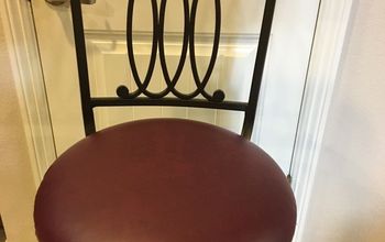 Re-cover Damaged Round Barstool Seats