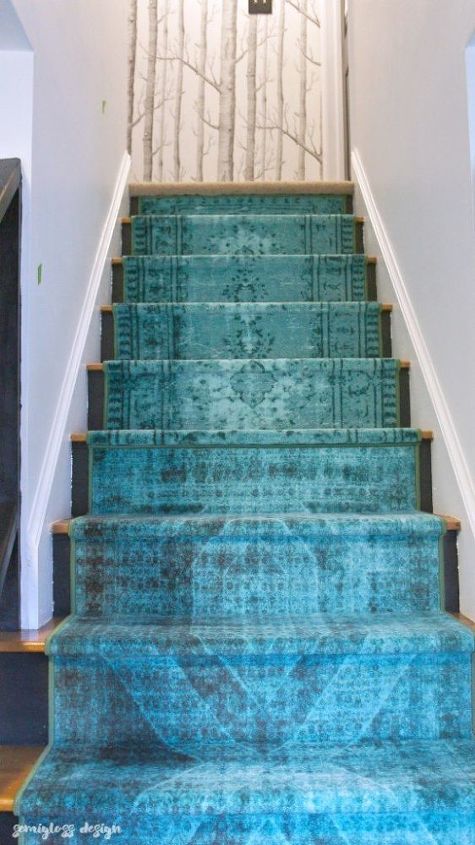 instalar los corredores de la escalera utilizando alfombras de corredor