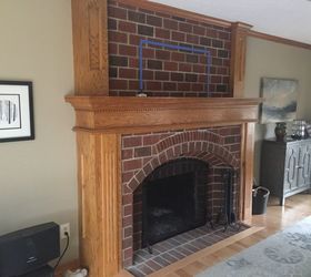 updating living room fireplace too big