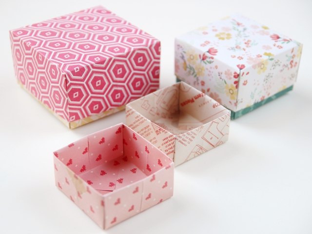 cajas de regalo de origami diy