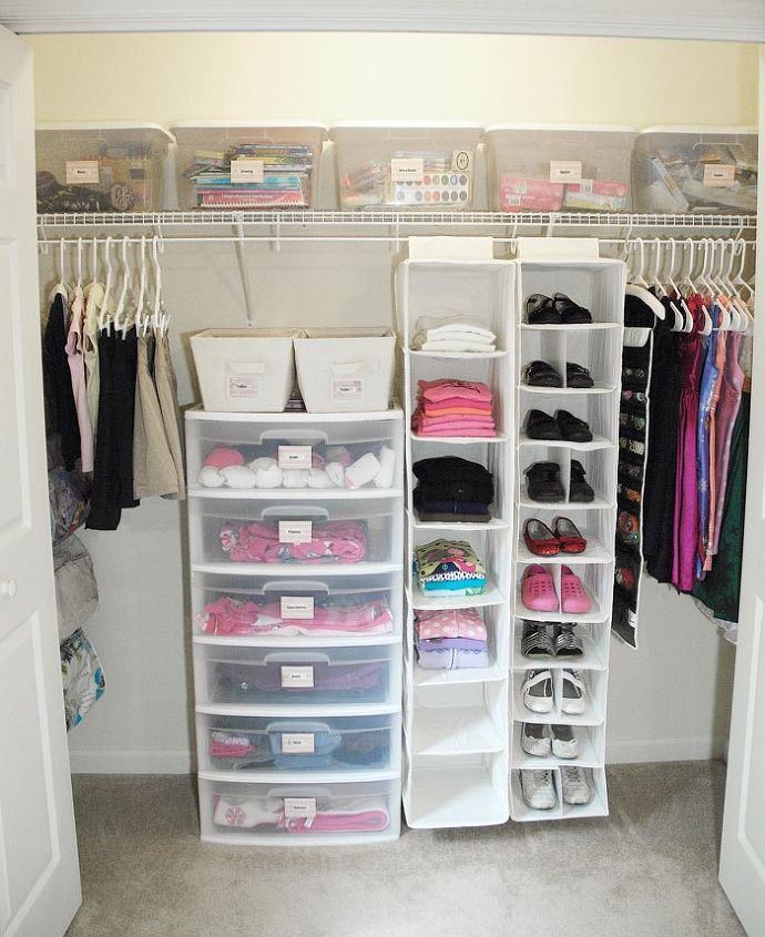 as 12 melhores maneiras de organizar o armrio do seu quarto, Minha mudan a total de guarda roupa por 7 d lares