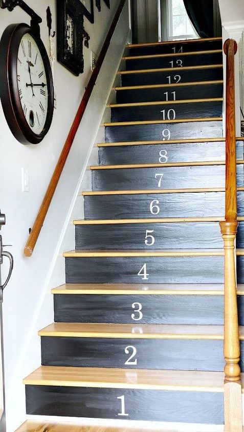 update your entryway with this easy staircase makeover