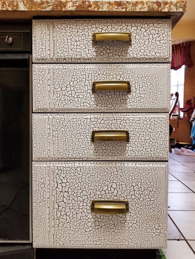 how frustration and an accident ended in a new kitchen cabinet look