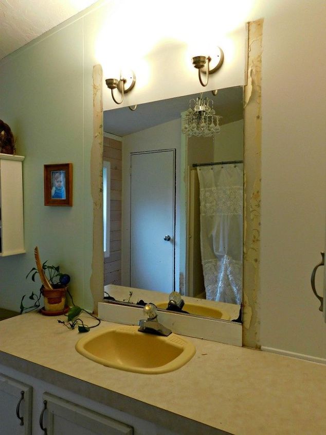 remove a bathroom mirror