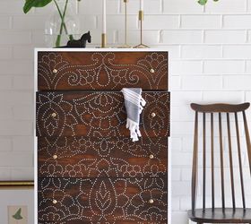 s 15 totally doable makeover ideas you can finish in one day, Transform a dresser by drilling holes