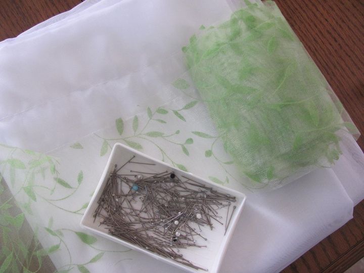 get summery curtains on a next to nothing budget