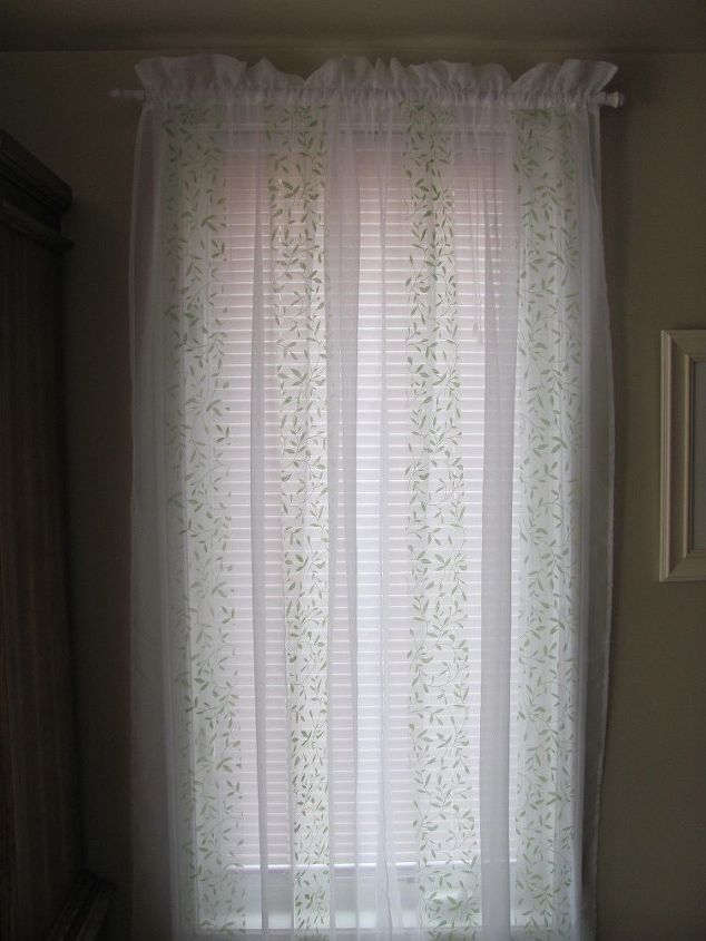 get summery curtains on a next to nothing budget