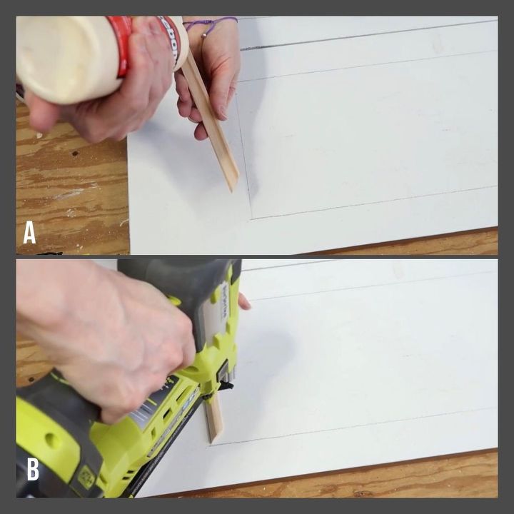 adding moulding to closet doors