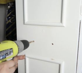 adding moulding to closet doors
