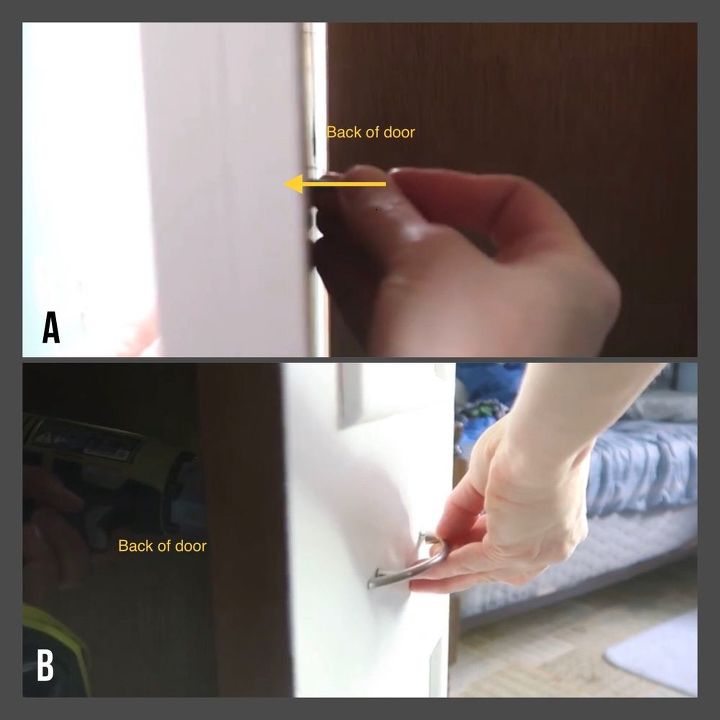 adding moulding to closet doors