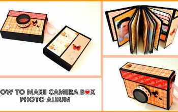 DIY Paper Crafts - How to Make a Mini Album / Camera Box
