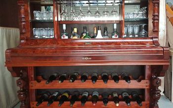 How to Repurpose a Piano Into a Bar/Drinks Cabinet