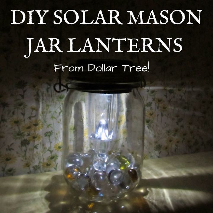 hanging solar mason jar lights dollar tree diy