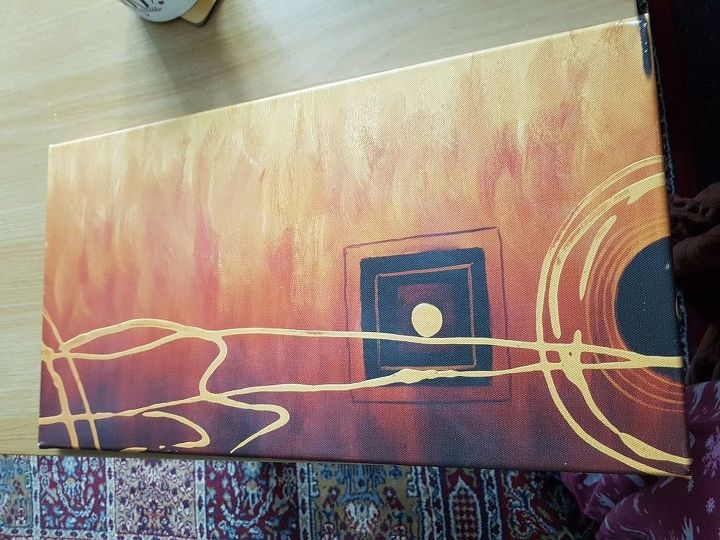 q can l paint over an canvas print if so what should l use