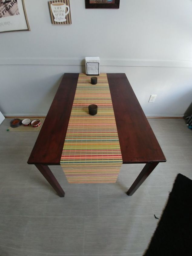 bringing a table back to life
