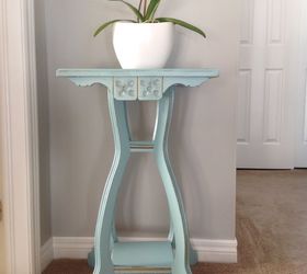 antique candle table, Finding a home