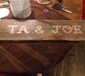 making a new sign out of a bad memory using vinyl letters
