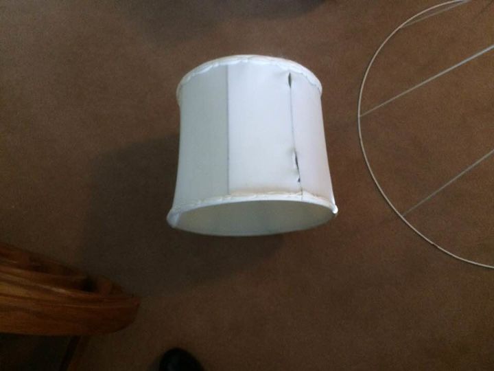 q how can i cover this lamp shade