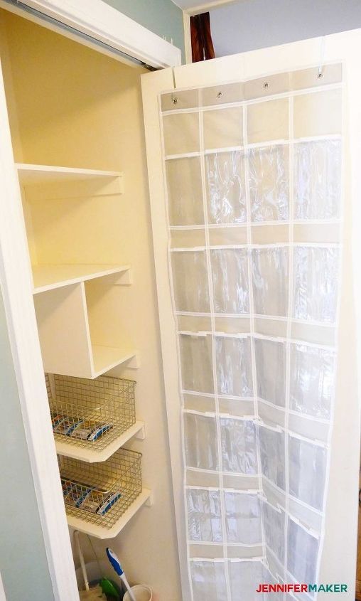 cleaning closet makeover