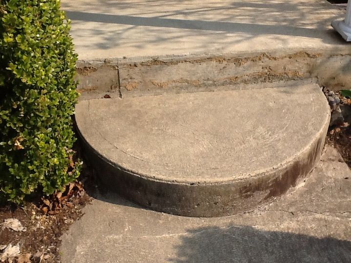 q how do i fix my cement porch