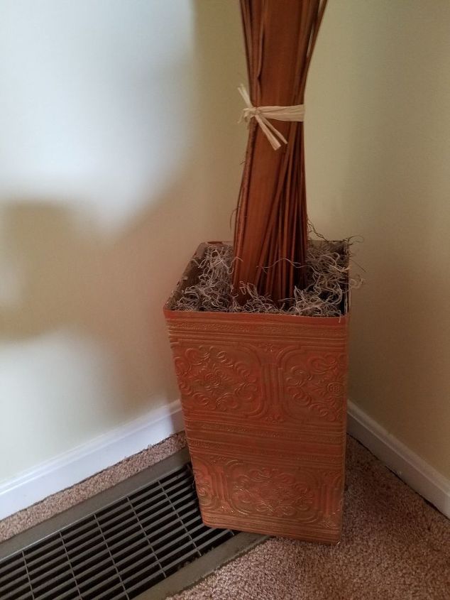 cardboard box vase
