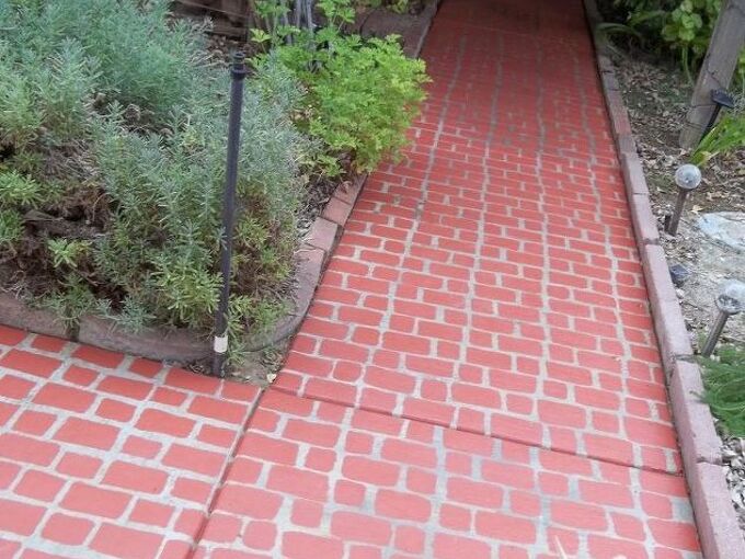 Cement Porch Floor To Look Like Brick, Faux Brick Patio Pictures
