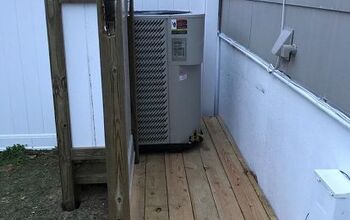 AC Deck With Fence