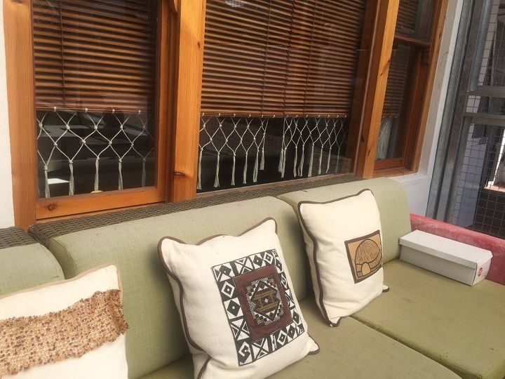 making the most of repurposed wooden blinds