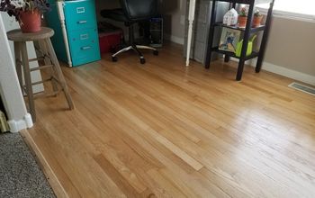 Den Flooring Makeover Going From Carpet to Wood
